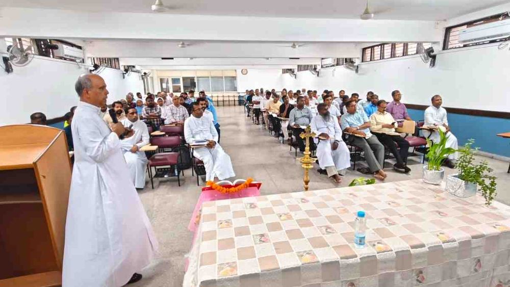 Session was led by Fr George Jacob