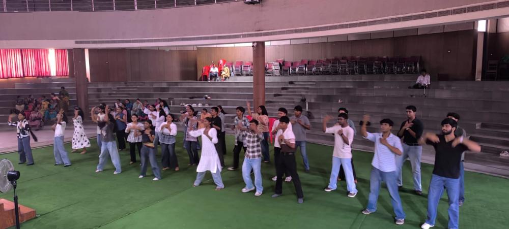 a short cultural program was organized featuring lively performances and engaging group games