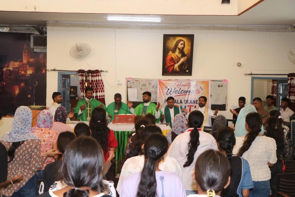 Holy Eucharist celebrated by Rev. Fr. Maria Selvadas