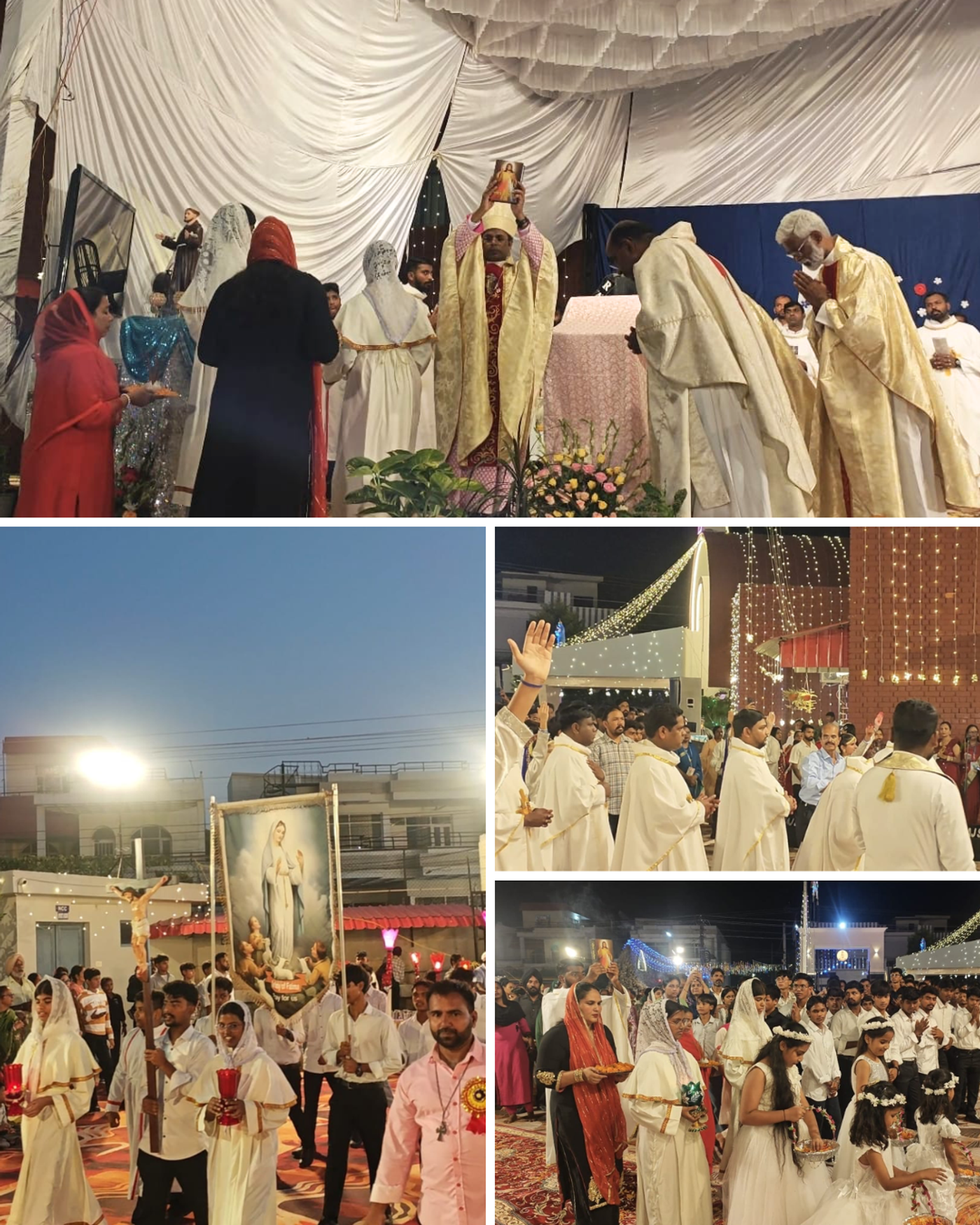 The collective efforts of the clergy, religious, and laity contributed greatly to the smooth and prayerful conduct of the Eucharistic celebration and procession.