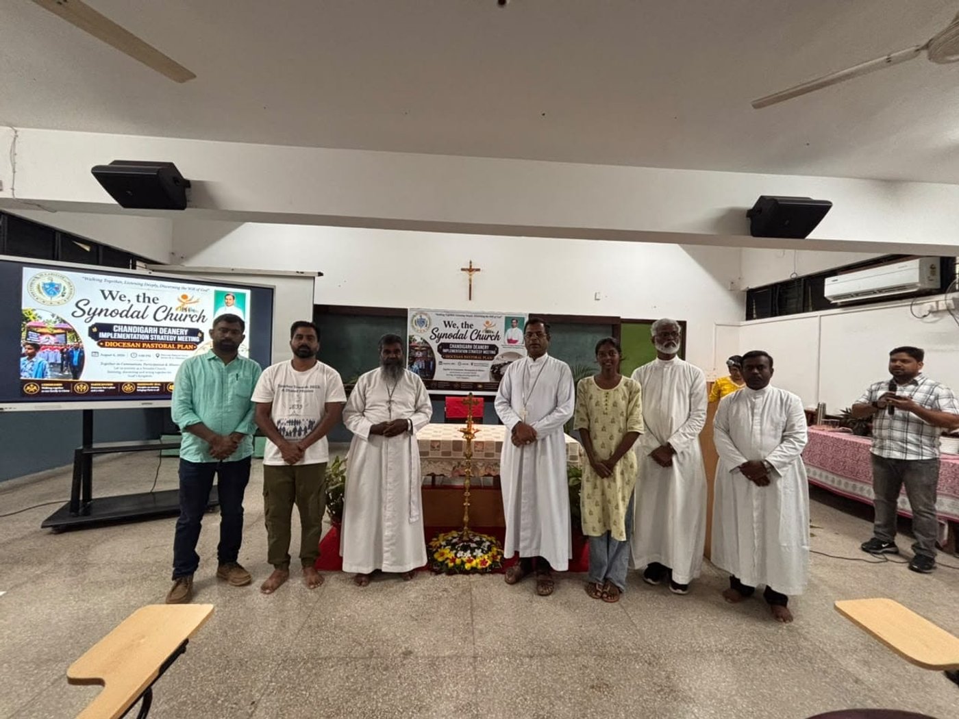 The programme commenced with a hymn to the Holy Spirit