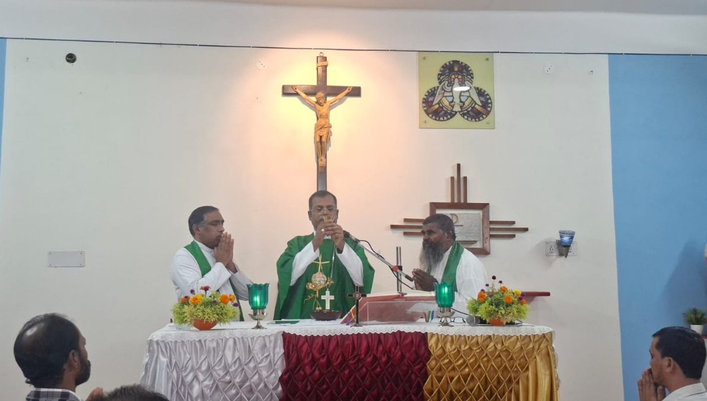 On the final day, Most Rev. Dr. Sahaya Thatheus Thomas, Bishop of Simla-Chandigarh, celebrated the Thanksgiving Holy Eucharist.