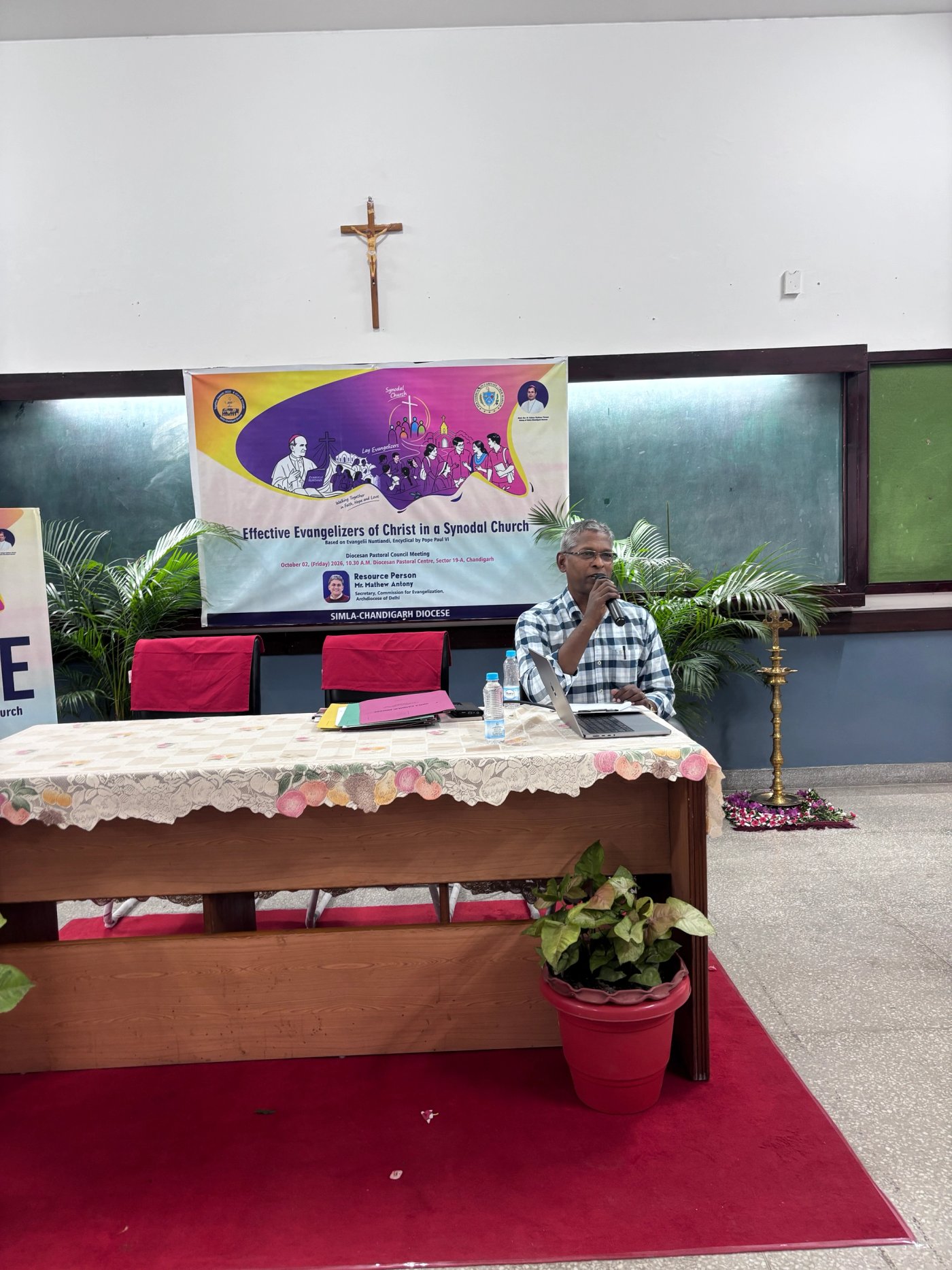 The groups presented their reflections to the gathering