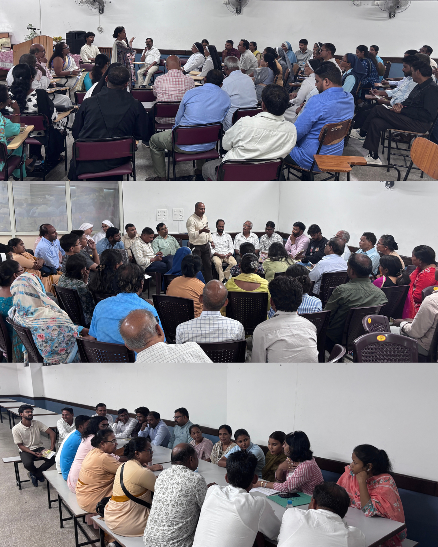 The Deanery-wise Group Discussion enabled representatives to share experiences