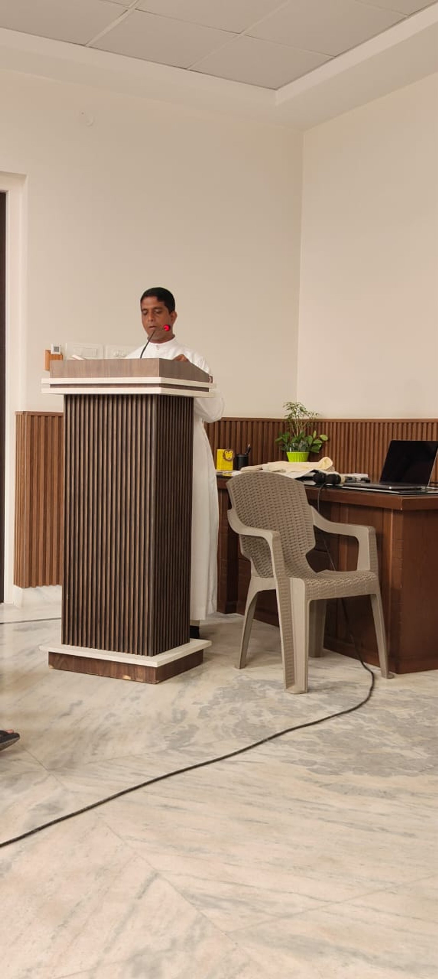 The Scripture Reading from Matthew 28:18–20, proclaiming the Great Commission, was read by Fr. Lino Santiago SFX