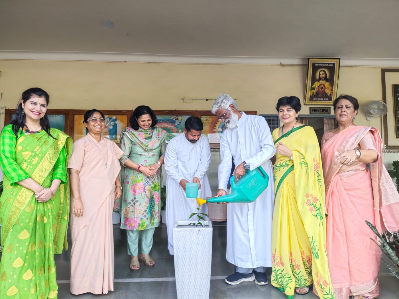 Their presence added grace and spiritual significance to the occasion
