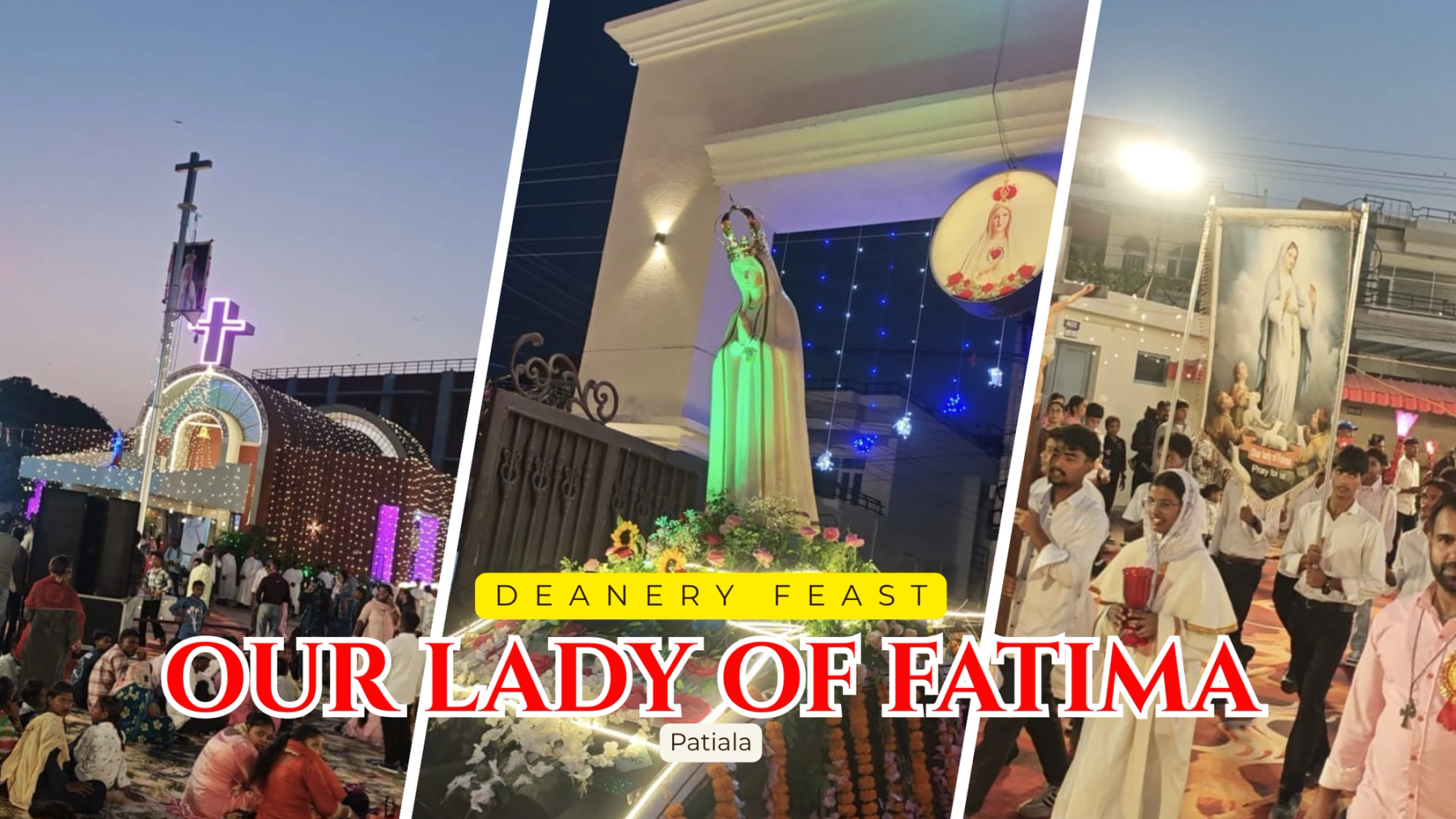 Deanery Feast of Our Lady of Fatima Draws Thousands of Faithful to Patiala Pilgrimage Centre