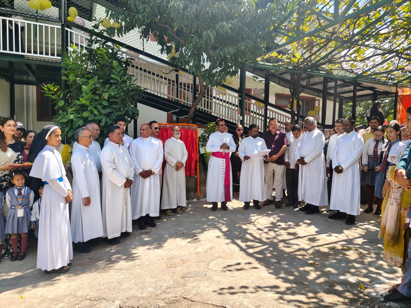 The blessing and inauguration were presided over by Most Rev. Dr. Sahaya Thatheus Thomas, Bishop of Simla-Chandigarh Diocese and President of the Simla-Chandigarh Educational Society.