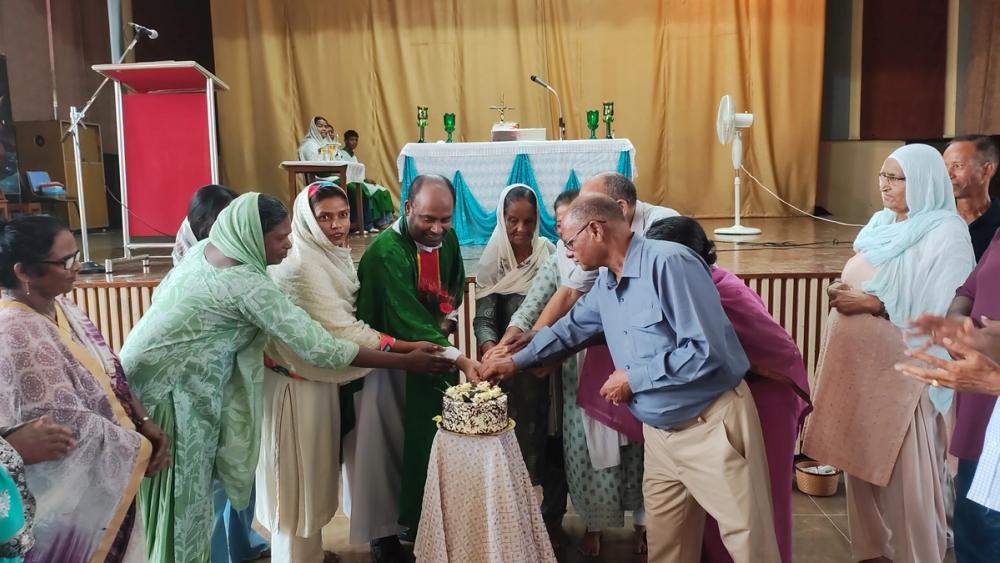 The twin celebration concluded with joy and fellowship