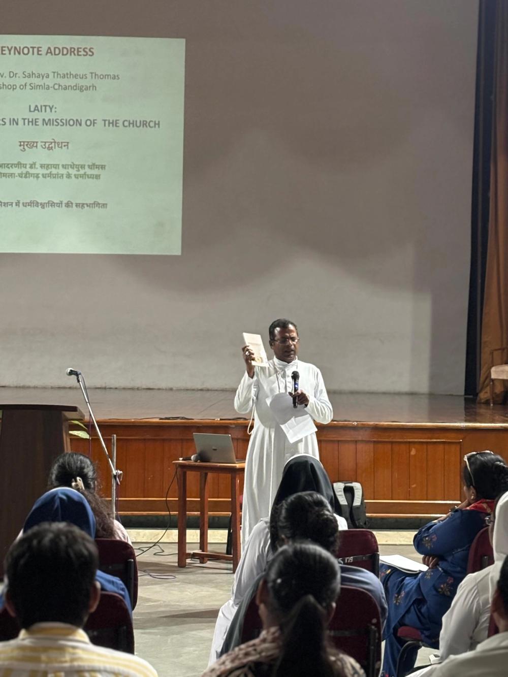 Keynote address by Most Rev. Dr. Sahaya Thatheus Thomas