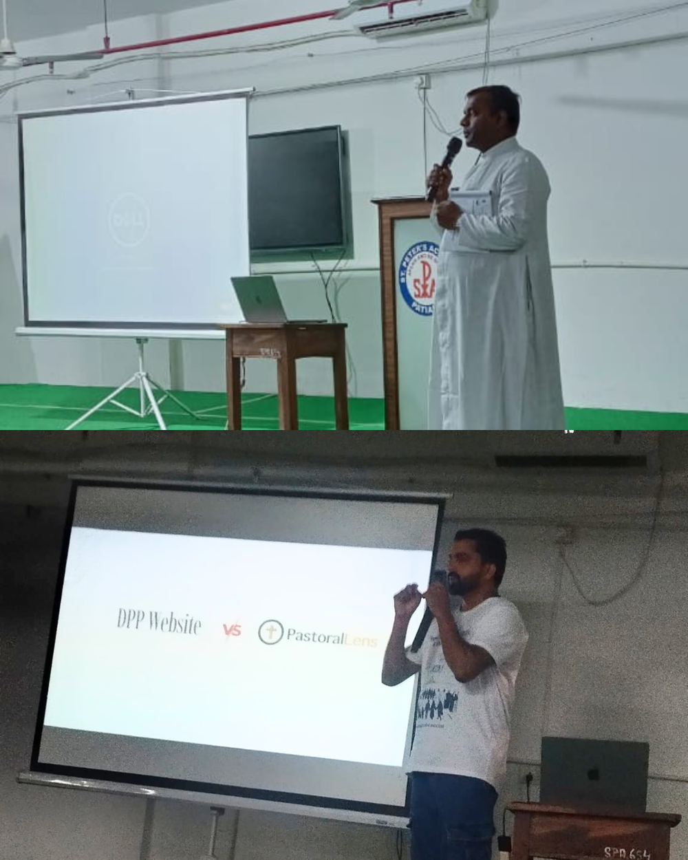 The implementation process of the Diocesan Pastoral Plan was presented by Fr. Vianney and Mr. Happy Shergill