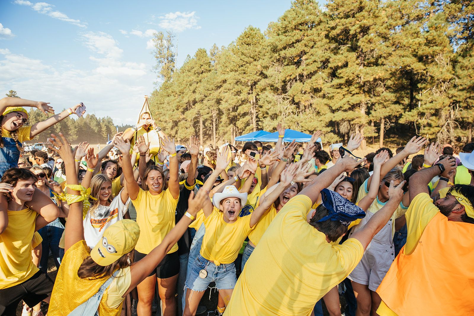Students at Kamp Love