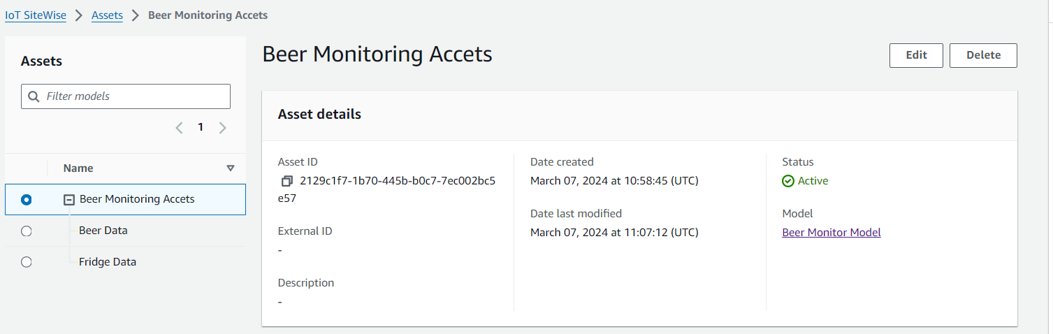 Beer Monitoring Assets