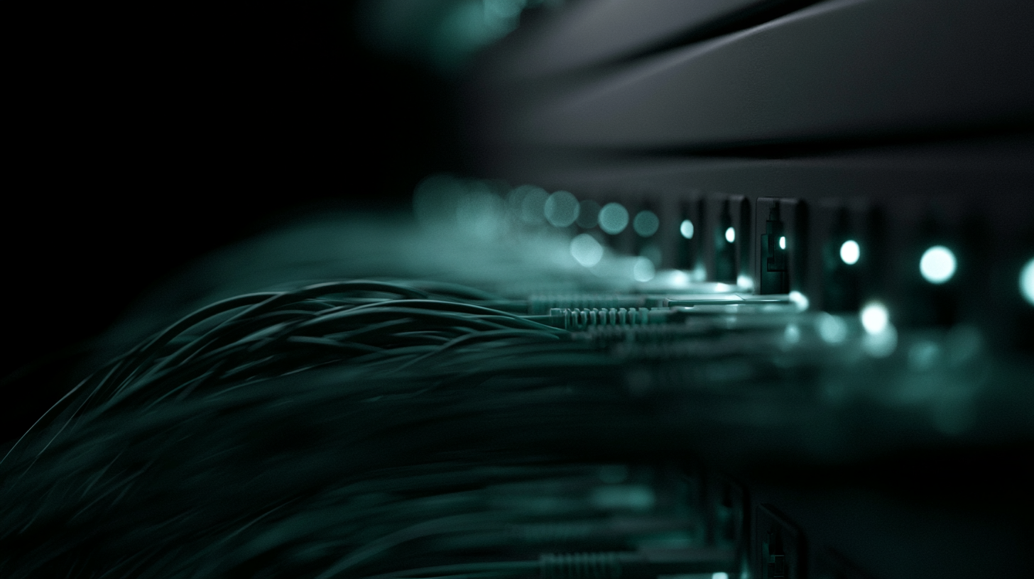 Server room at night