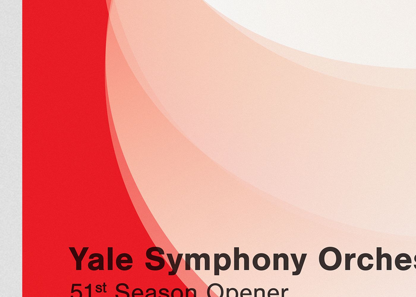 Detail of the poster for the Opening Concert of the 51st Season
