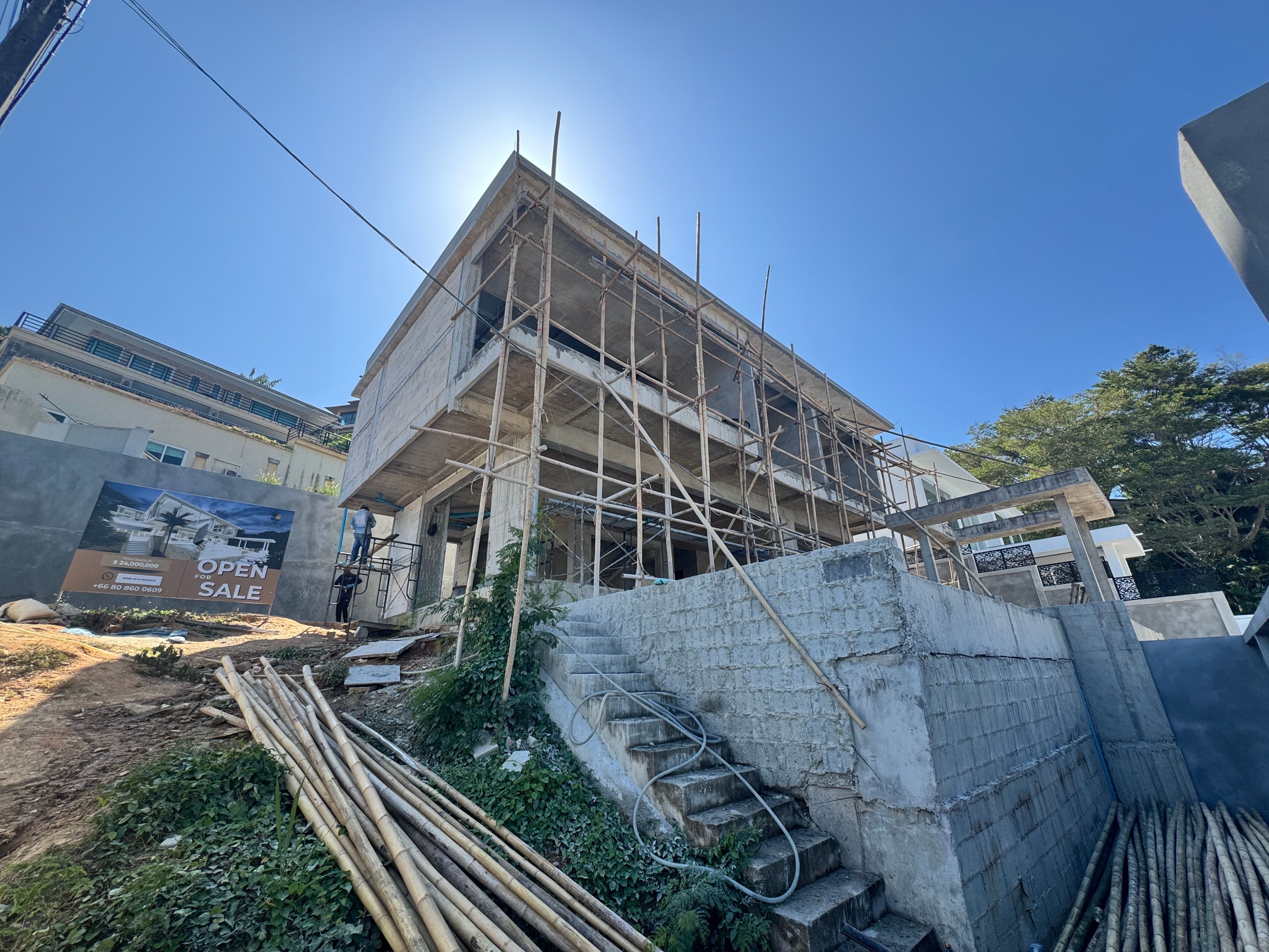 rawai villa construction