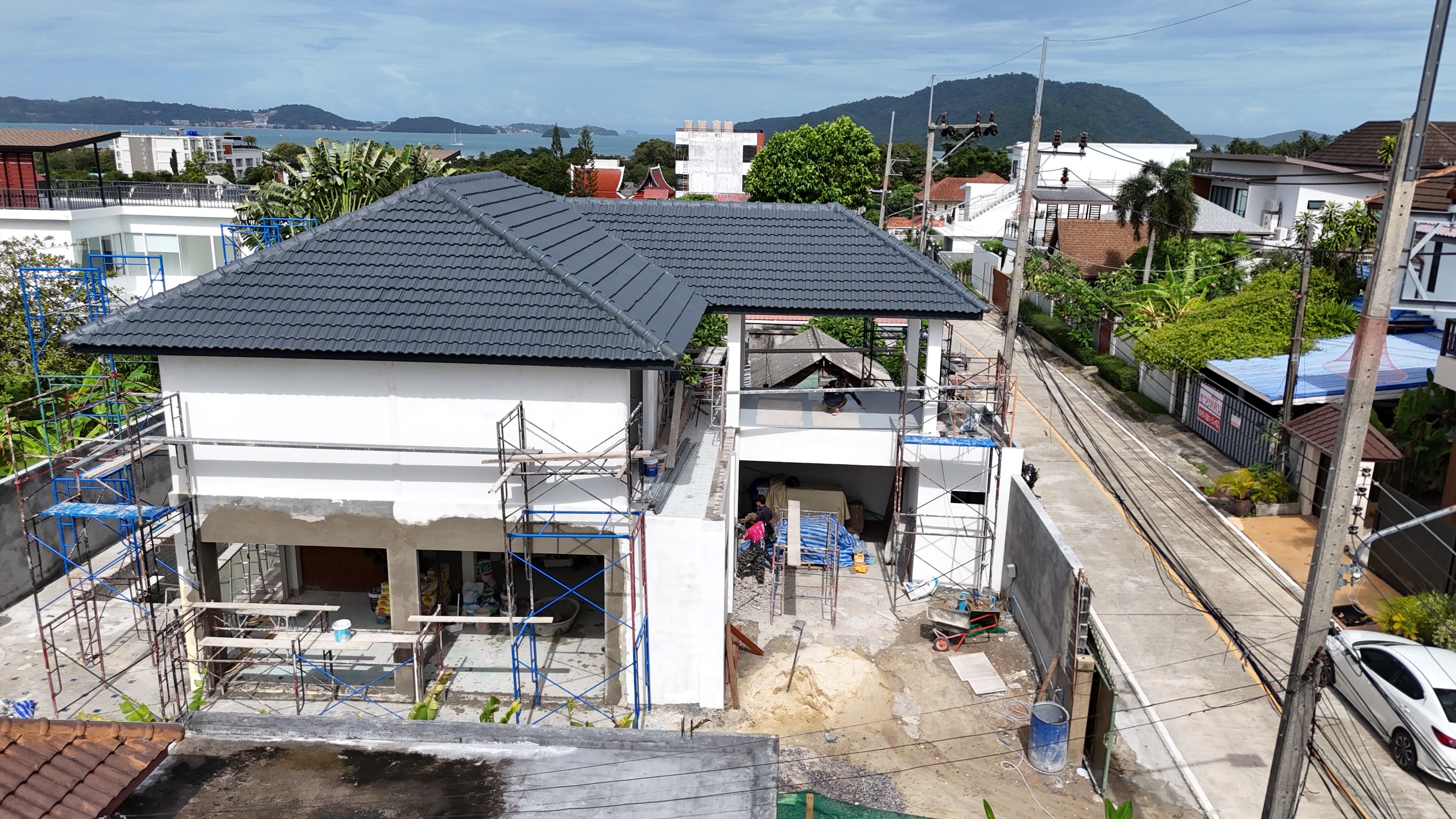 aerial view renovation Rawai