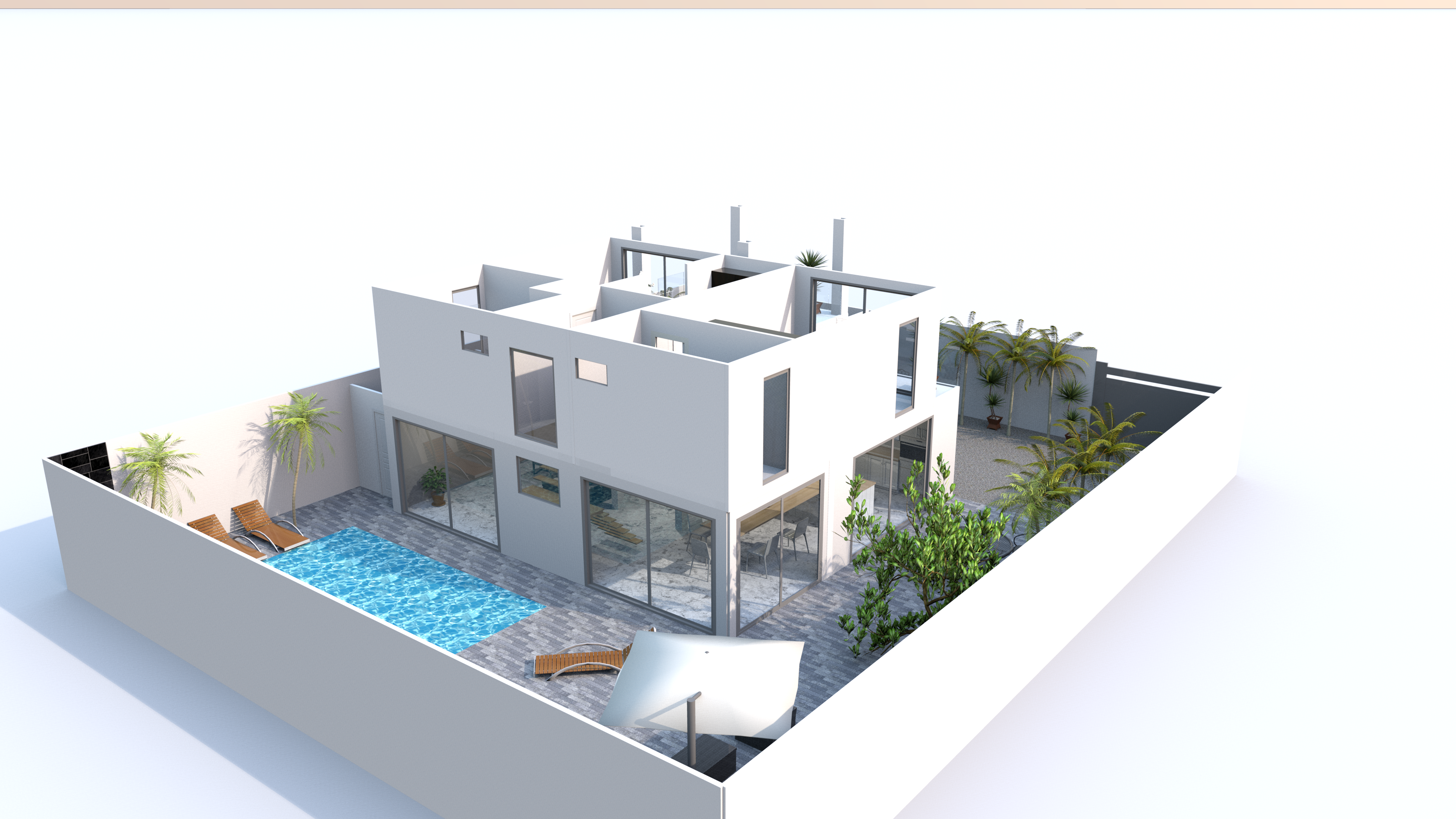 renovation 3D rendering Rawai