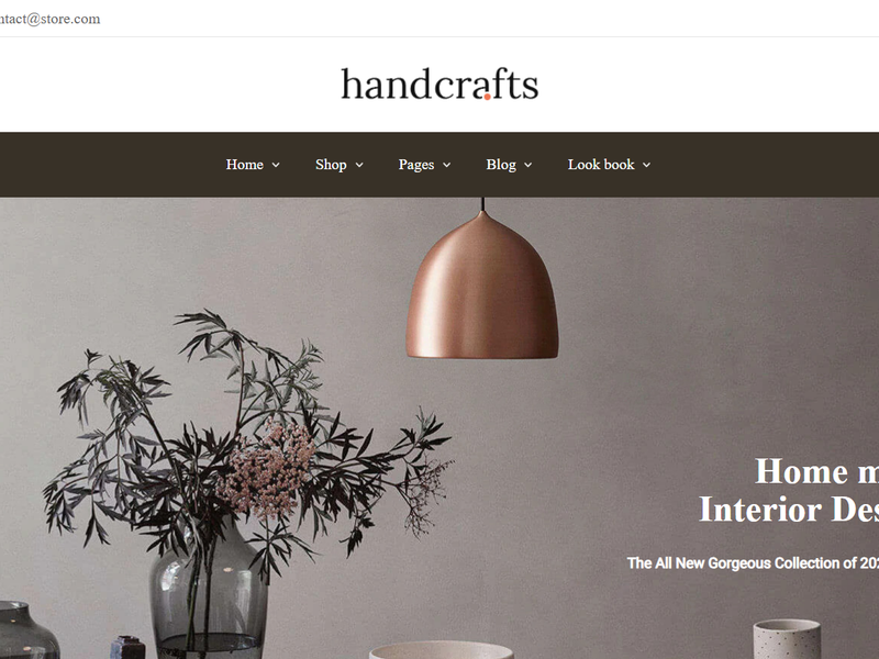 Template boutique mobilier