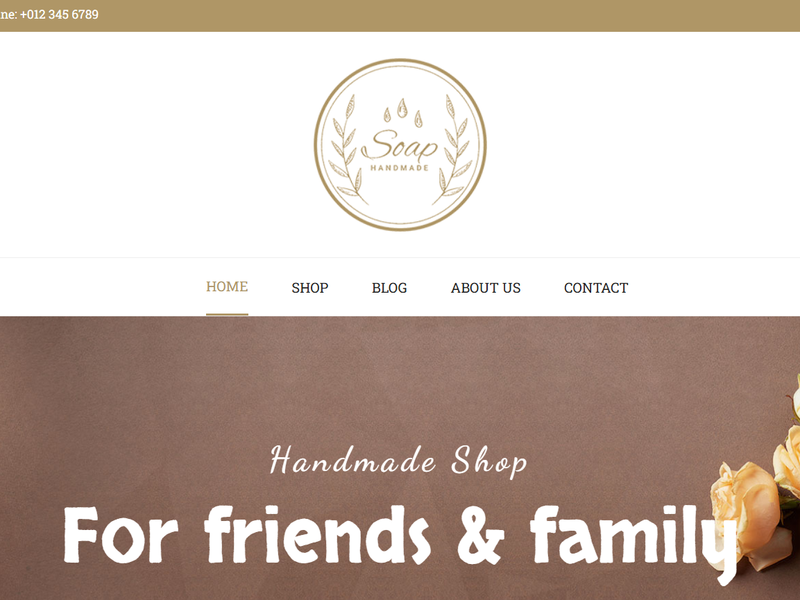 Template boutique artisanale