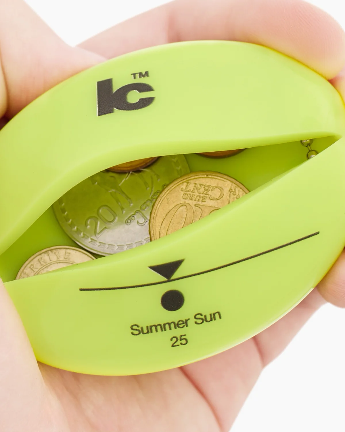 Coin Holder ’Sun’ Yellow