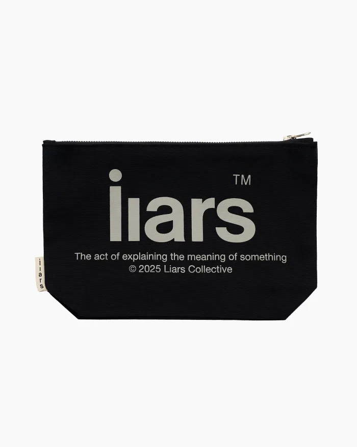 Cosmetic Bag 'Liars' Black