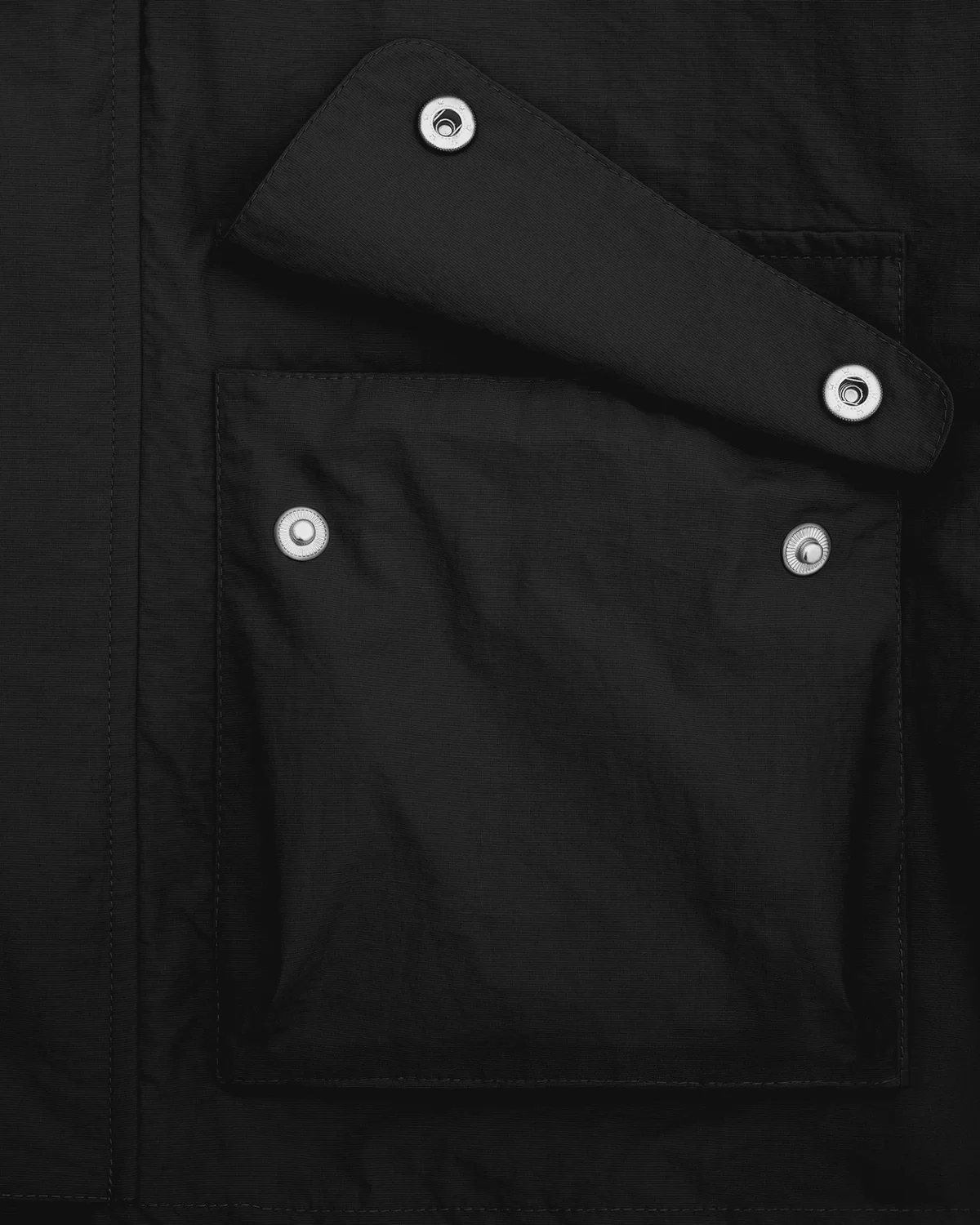 Nylon Jacket Black-2