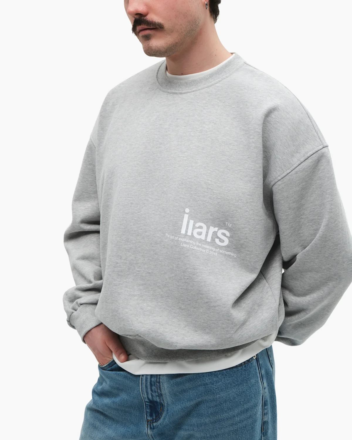 Sweatshirt ‘Basic’ Gray