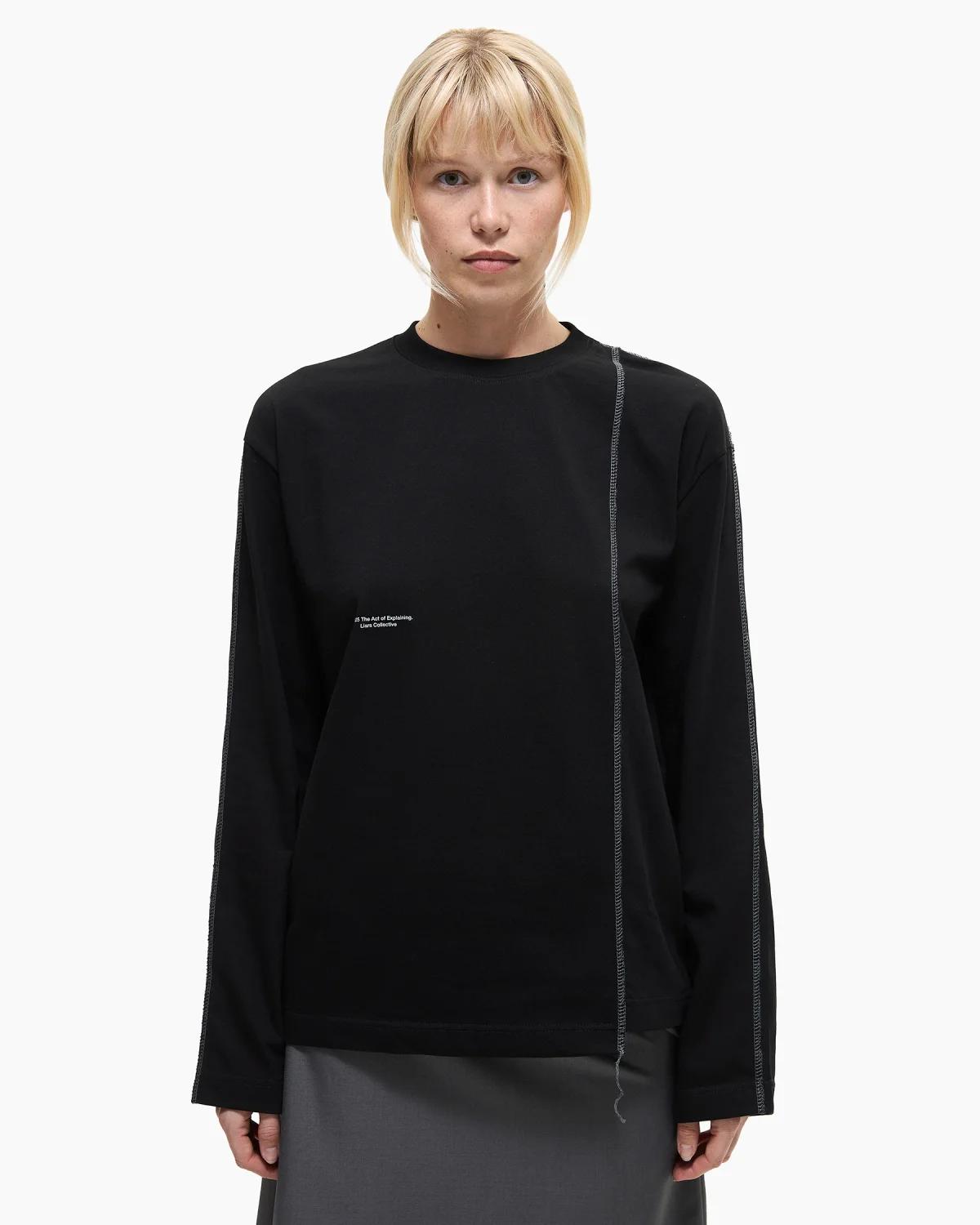 Longsleeve 'The Act of Explaining' Black