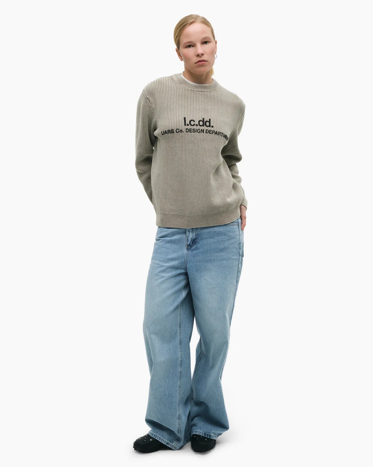 Sweater ‘Lines’ Beige