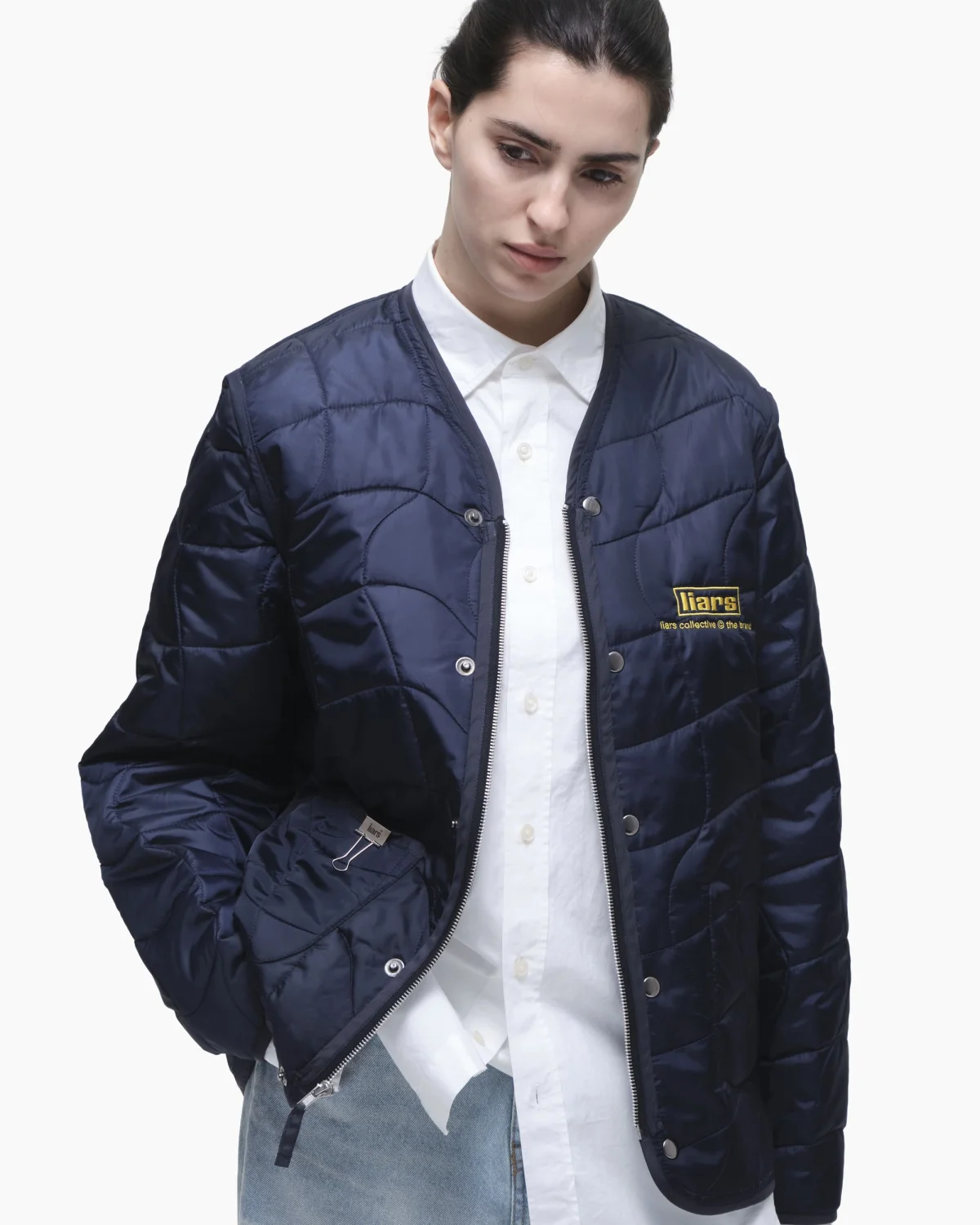 Liner Jacket 'Worker' Blue