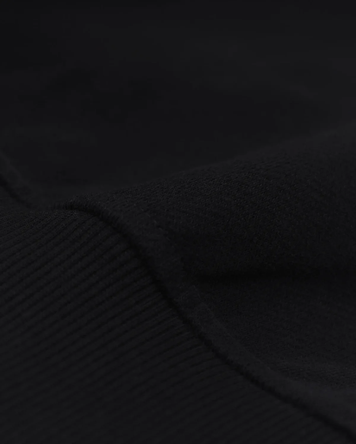 Zip-Sweat Basic Black
