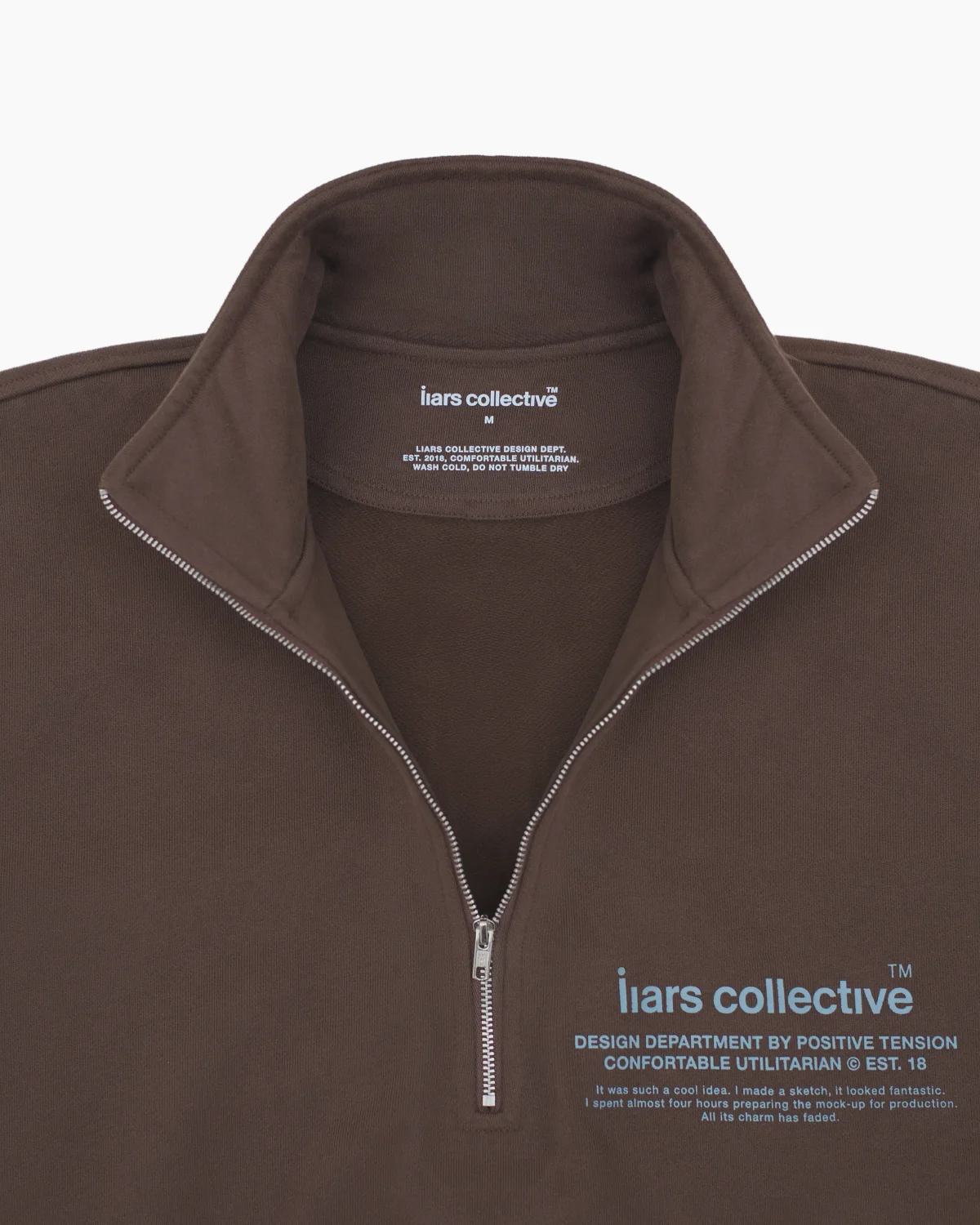 Zip-Sweat ‘coNfort’ Brown