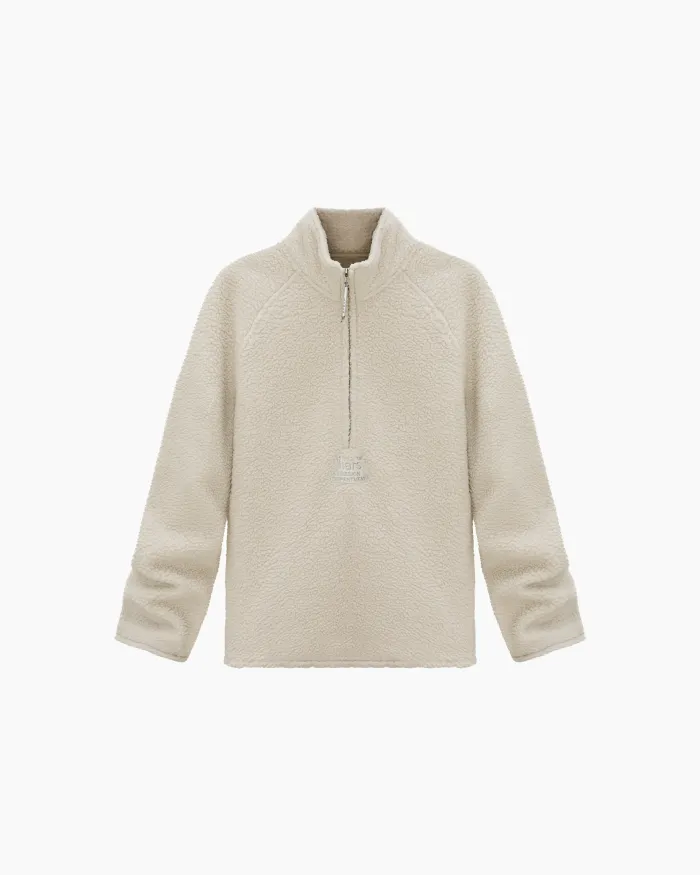 Fleece ‘Logo’ Beige