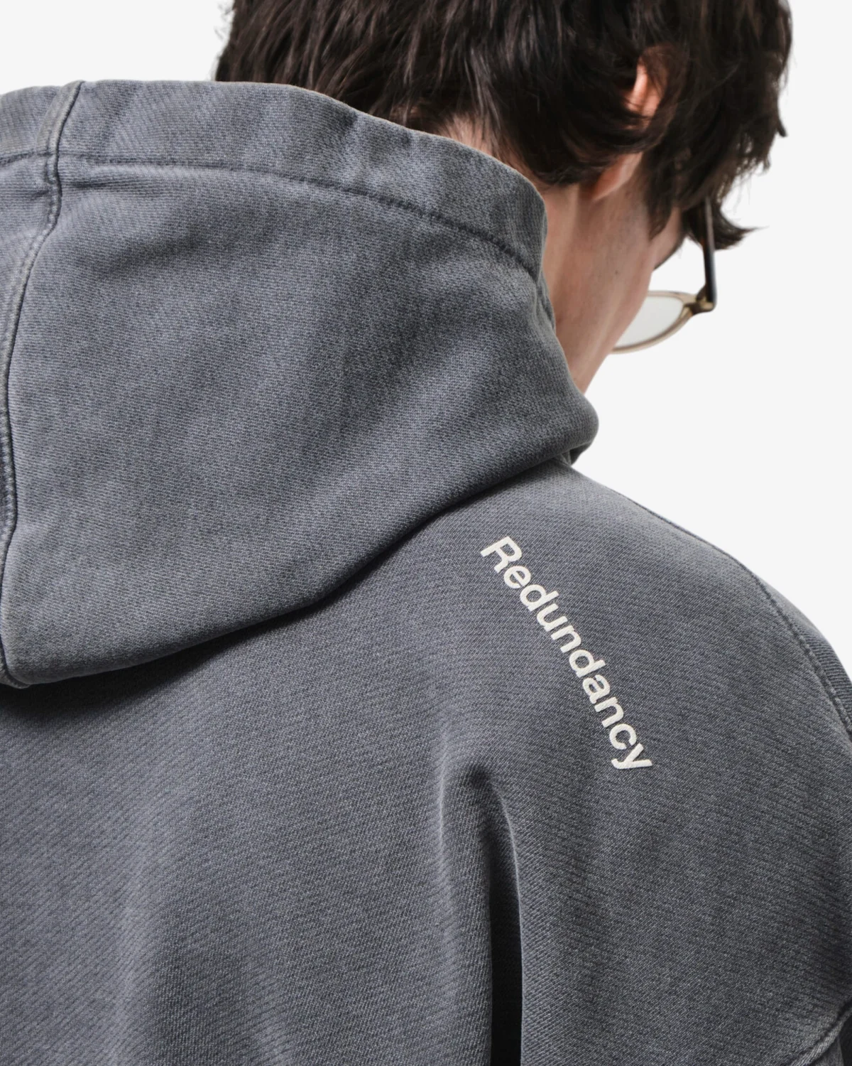 Zip-Hoodie 'Holes' Gray-2