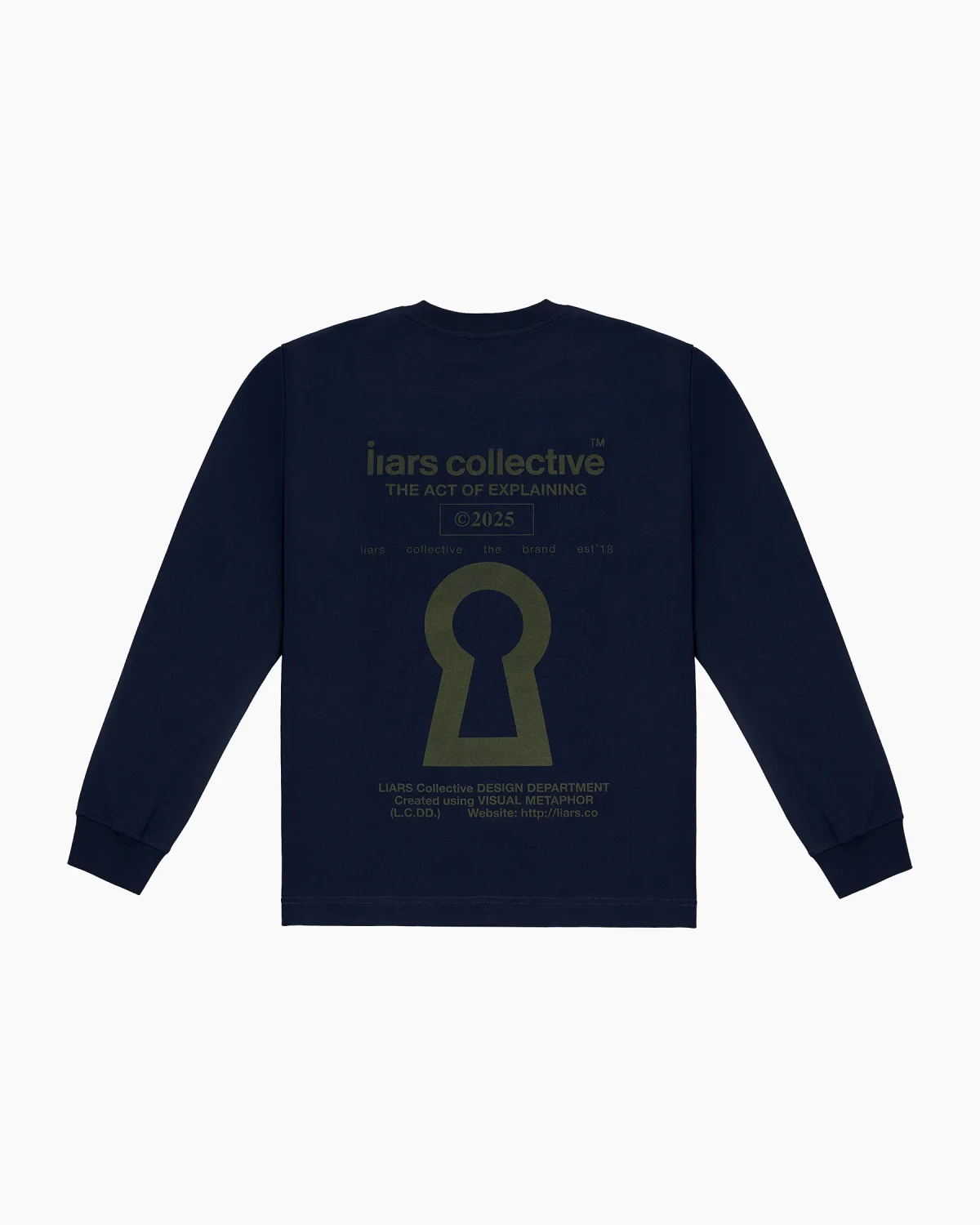 Longsleeve 'Visual Metaphor' Blue