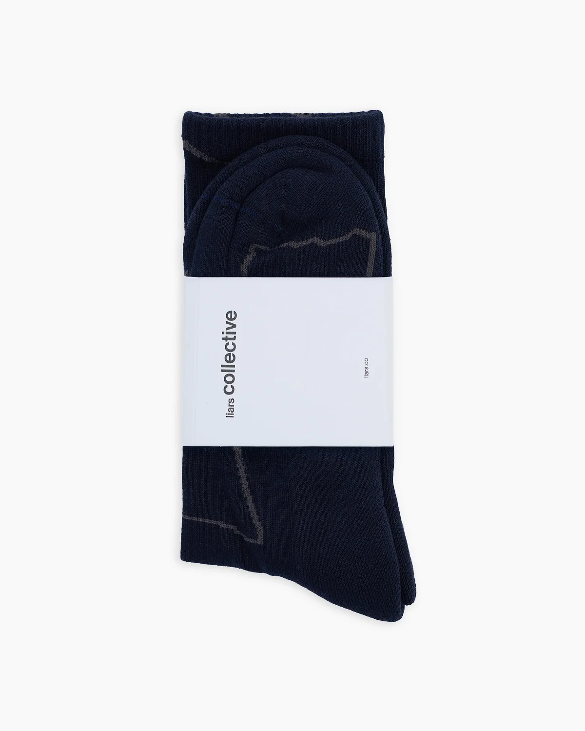 Socks 'Geometry' Blue