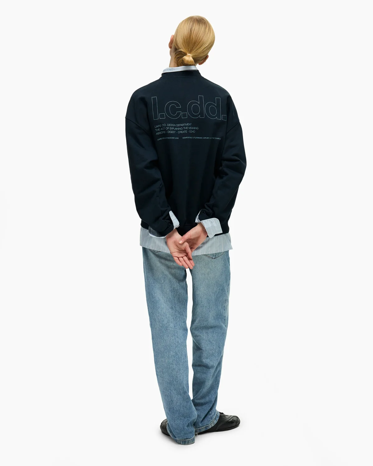 Sweatshirt 'The Act of Explaining' Blue