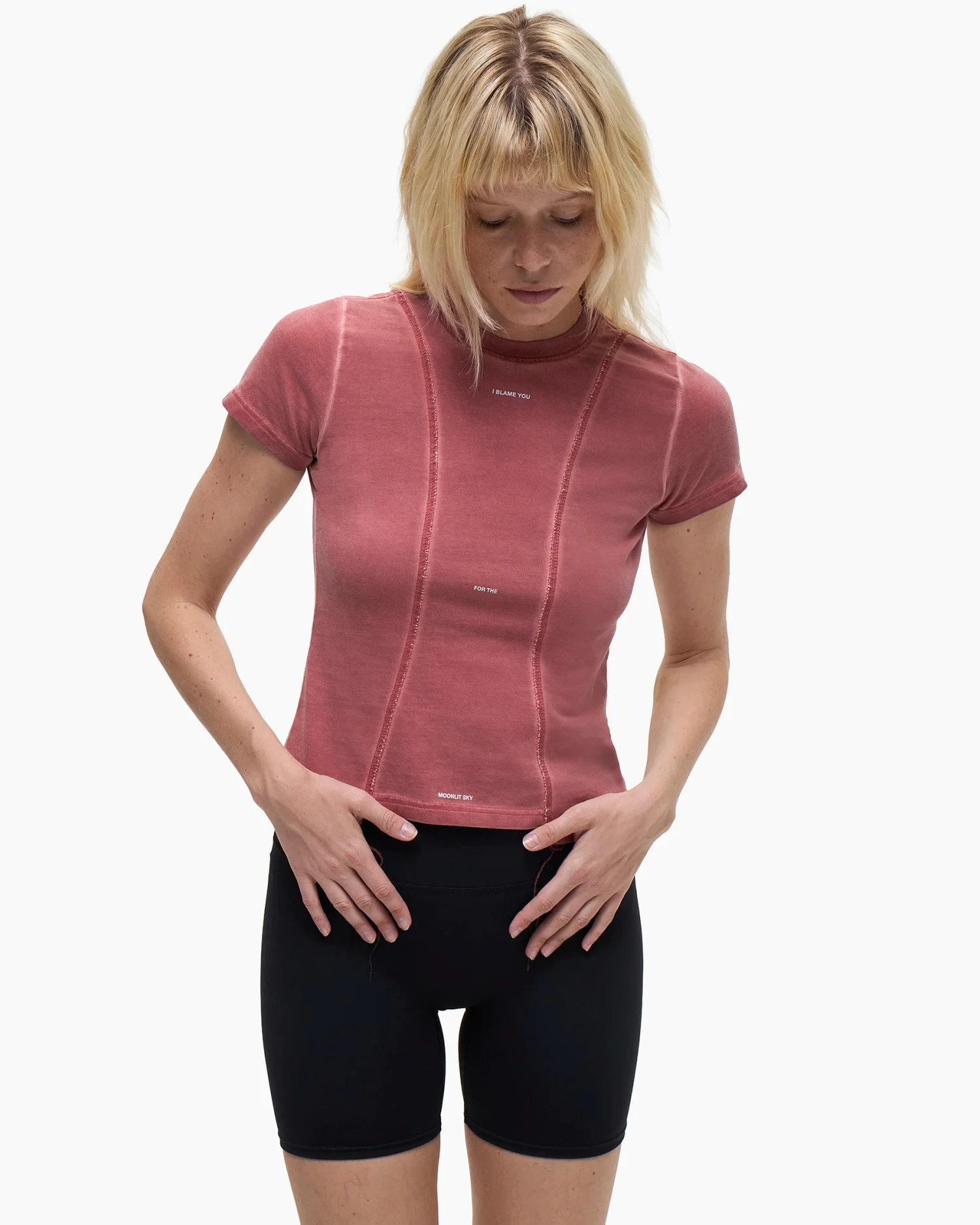 Tee ’Moonlit Sky’ Pink Woman