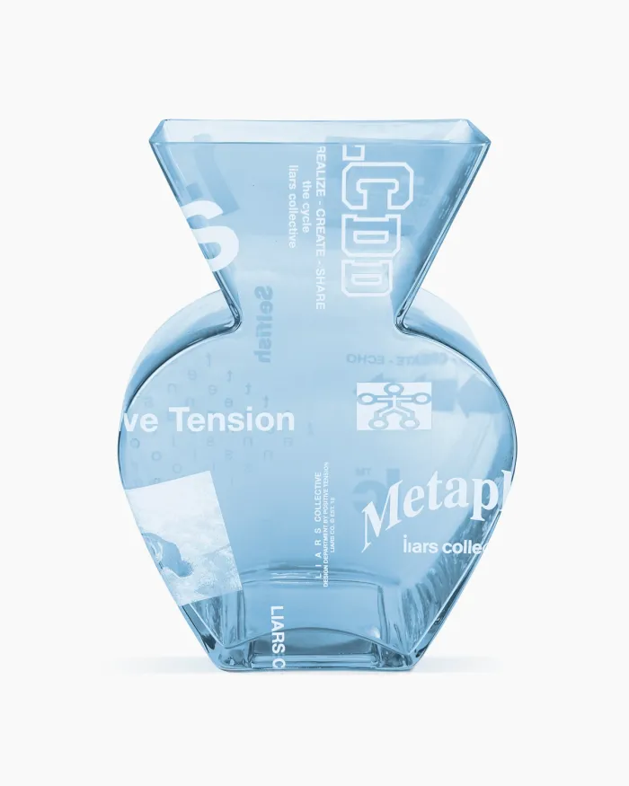 Vase ‘Positive Tension’ Blue