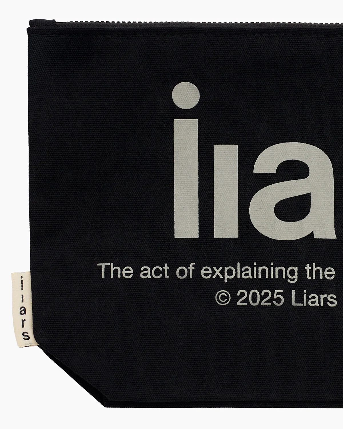 Cosmetic Bag 'Liars' Black