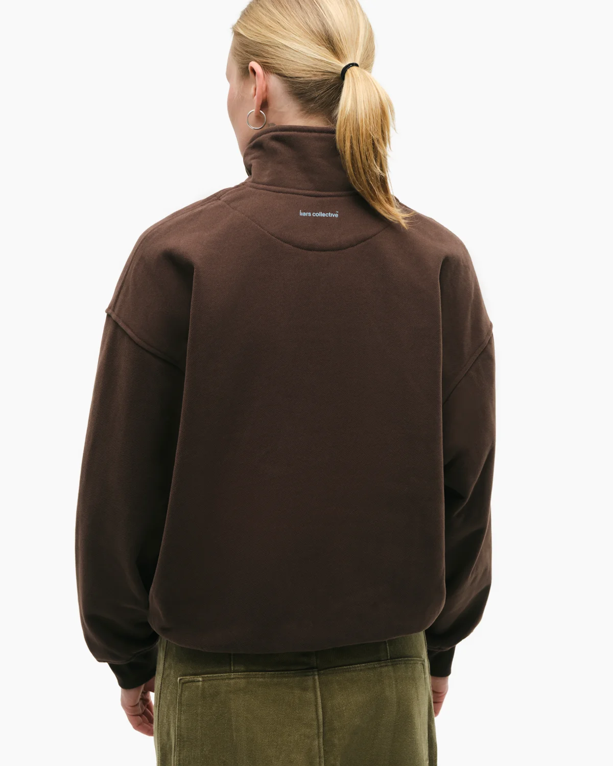 Zip-Sweat ‘coNfort’ Brown