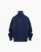 Zip-Sweater ‘Collar’ Blue