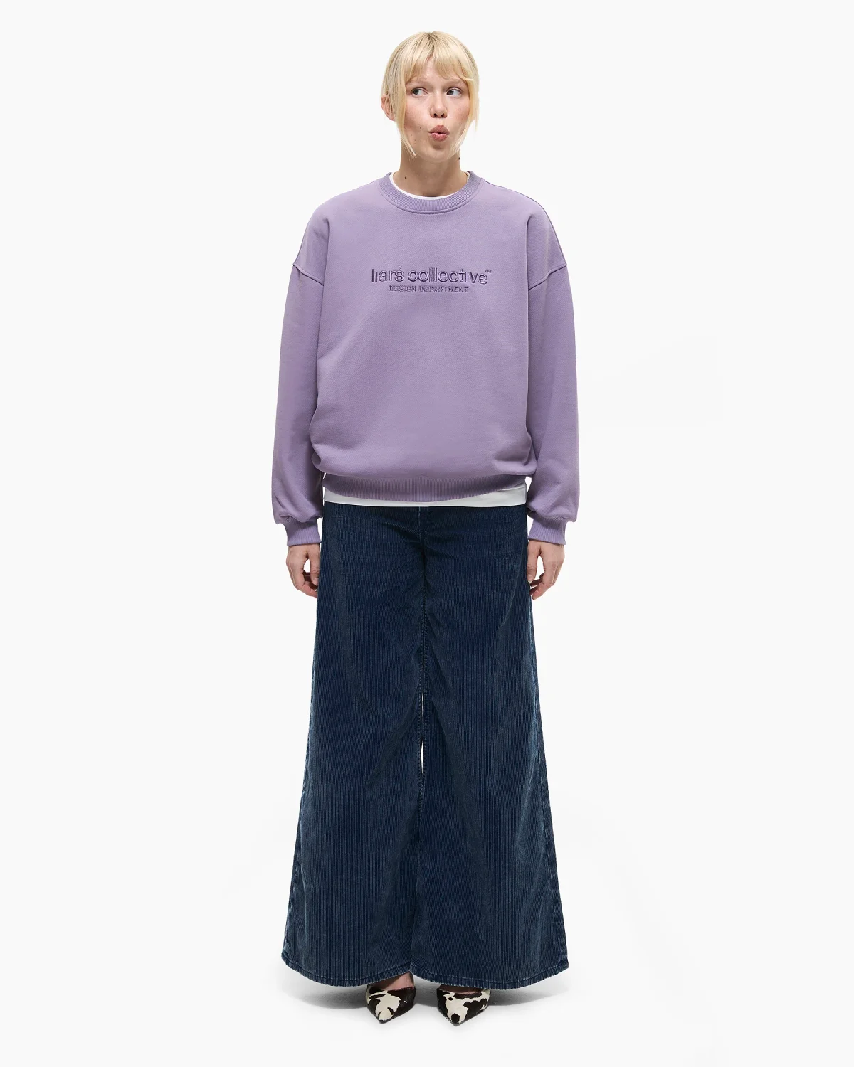 Sweatshirt 'Logo' Purple