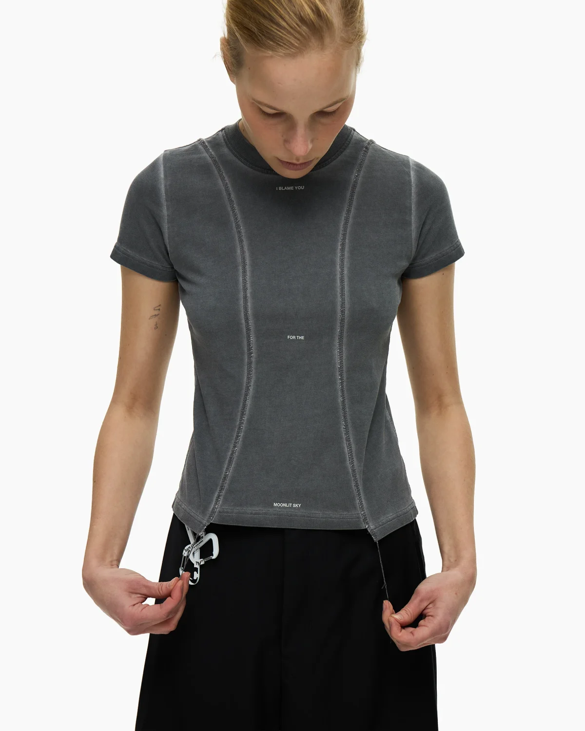 Tee ’Moonlit Sky’ Gray Woman