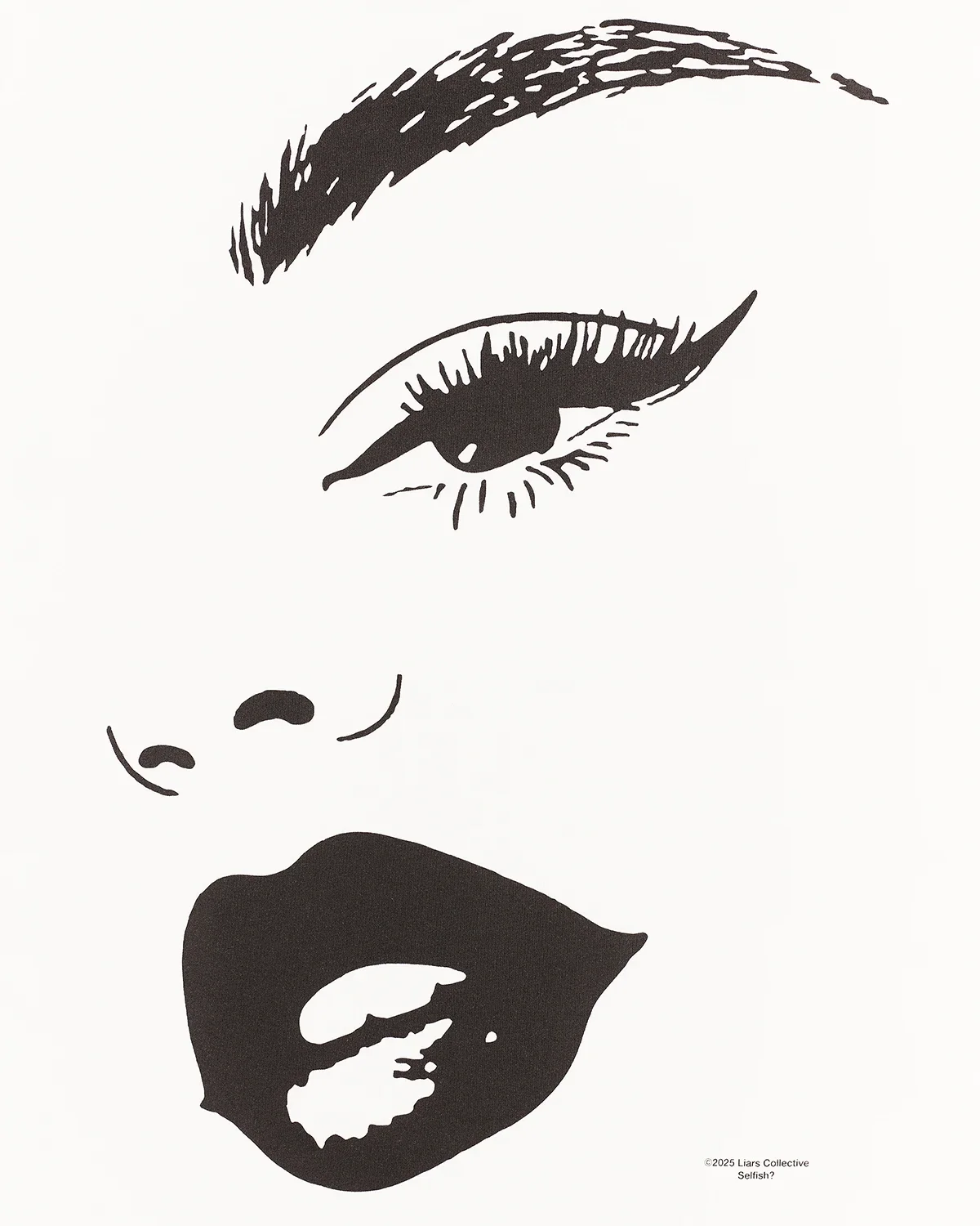 Tee ‘Selfish?’ White