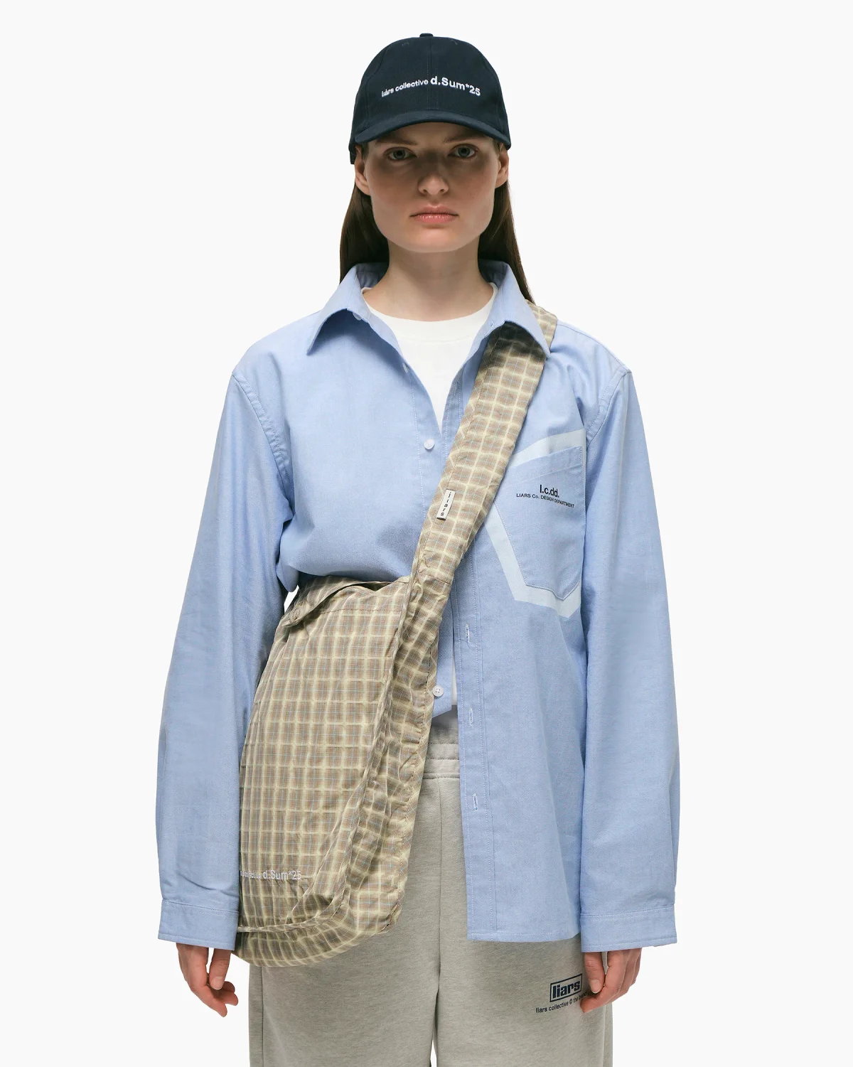 Crossbody Tote Plaid