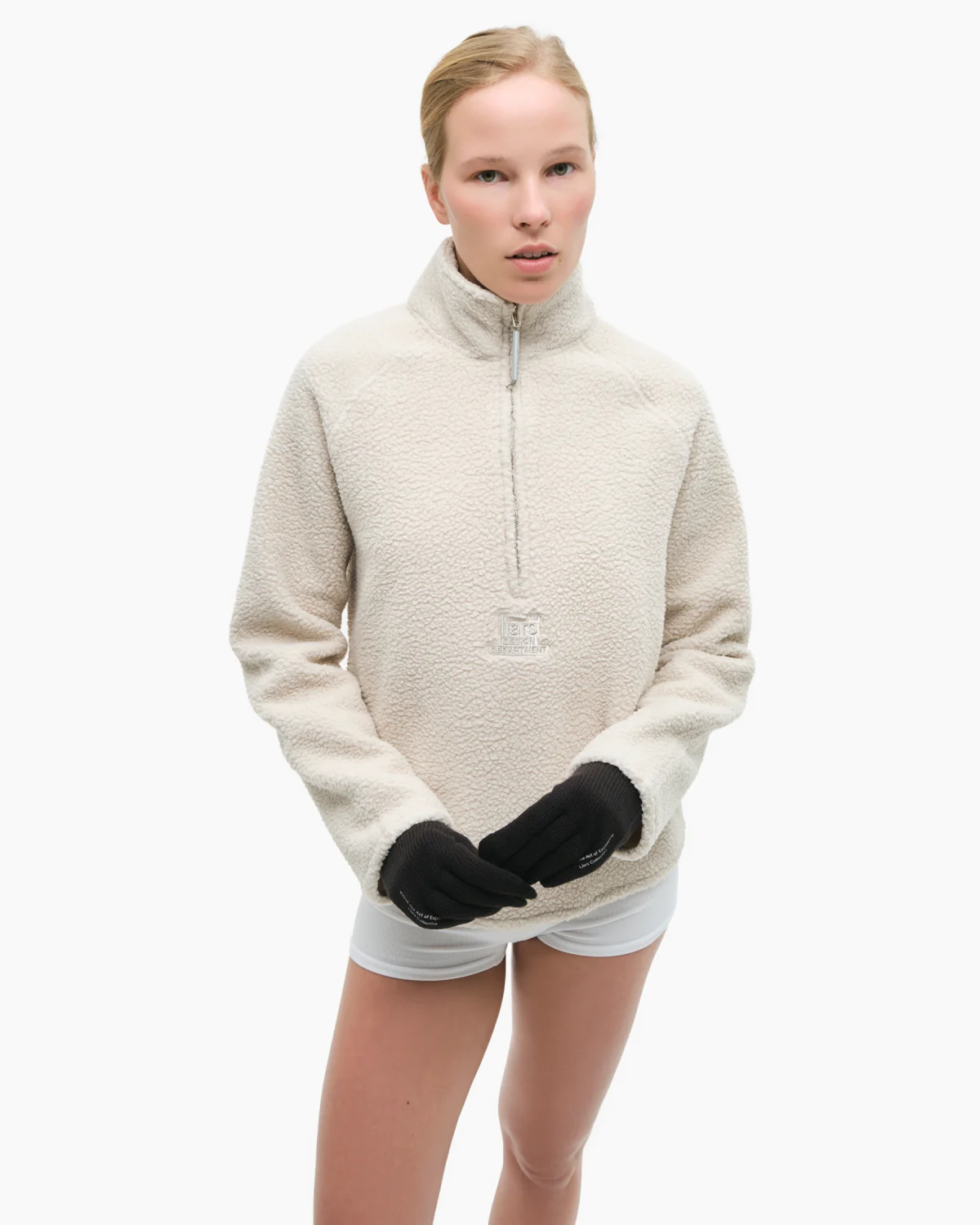 Fleece ‘Logo’ Beige