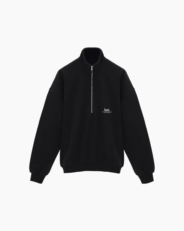 Zip-Sweat Basic Black