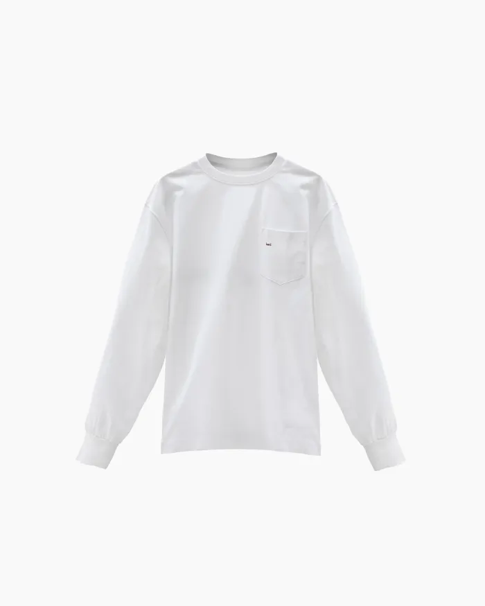 Longsleeve ’Pocket’ White